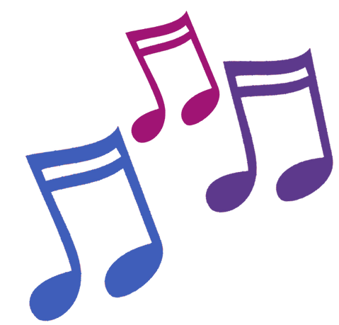Illustration of music notes
