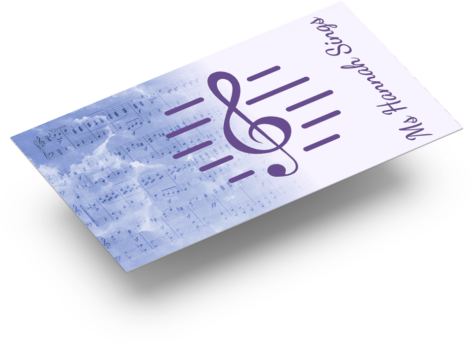 Singing Lesson Gift Certificates